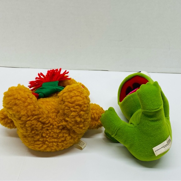 Muppet Babies Vintage Kermit & Fozzie Plush McDonalds 1987 Henson Associates Toy - Picture 11 of 12